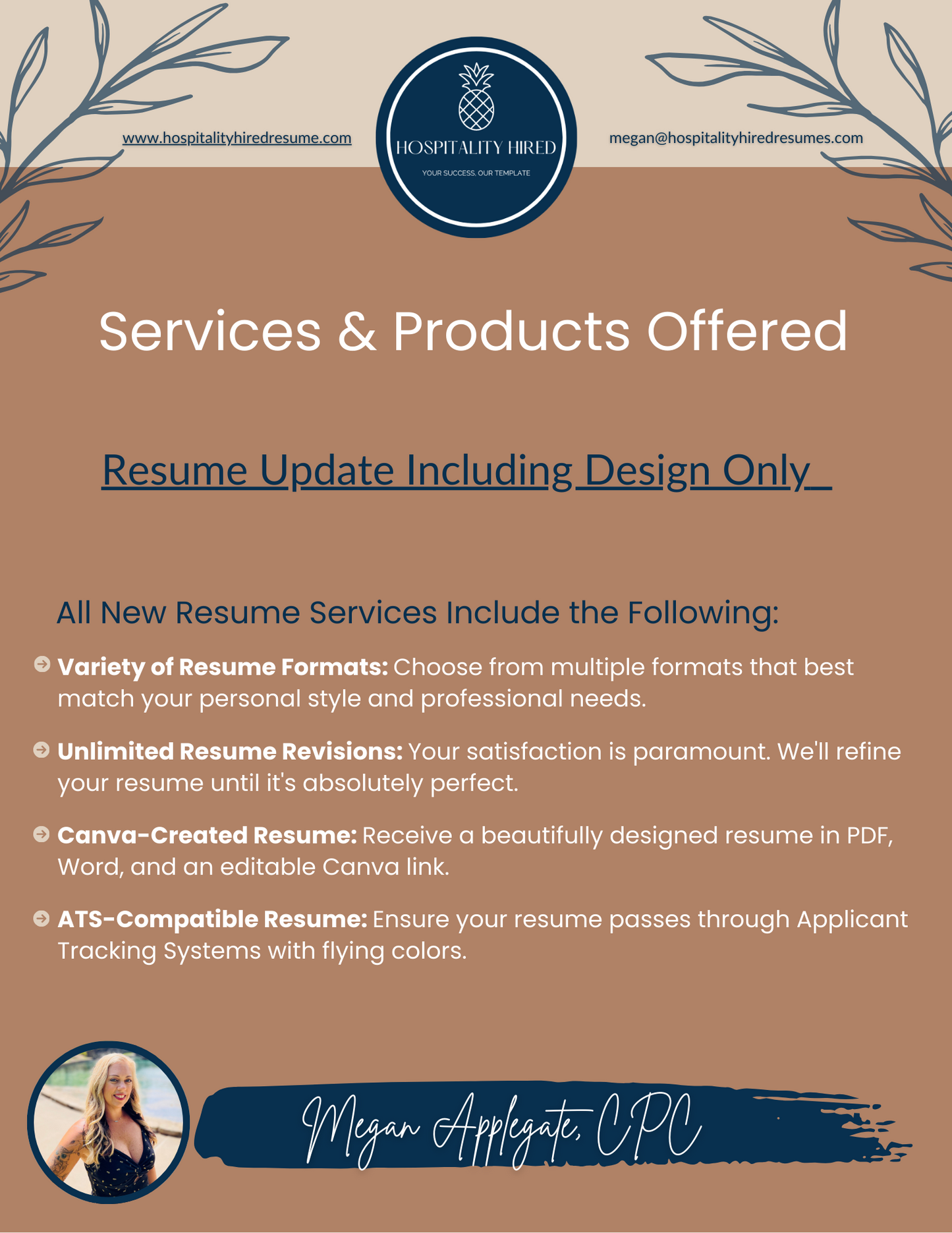 Resume Update Including Design Only