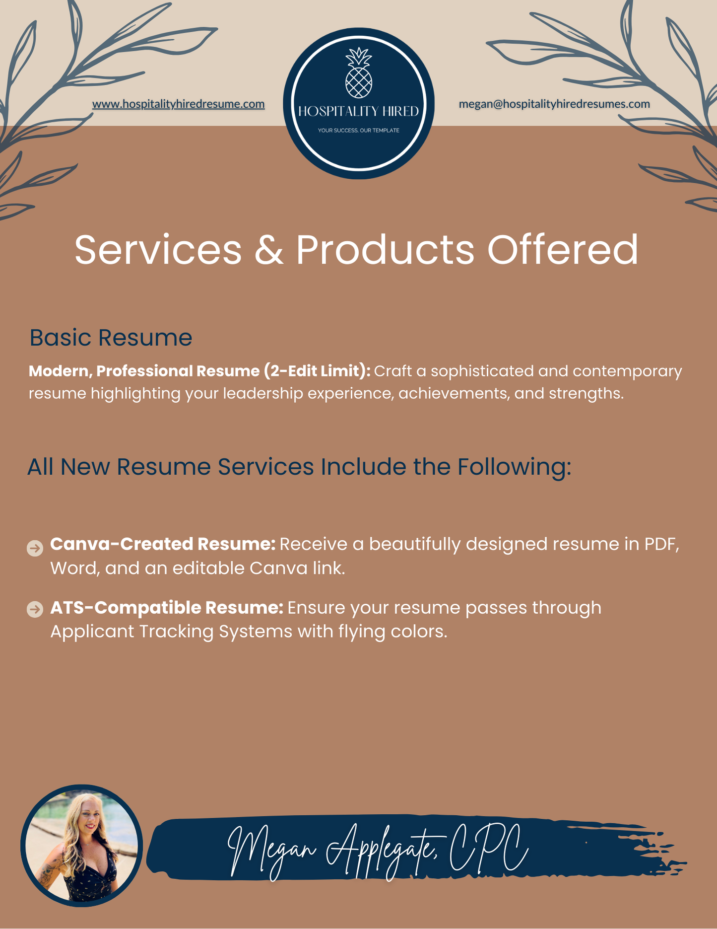 Personalized Professional Resume Writing Services - Basic Package