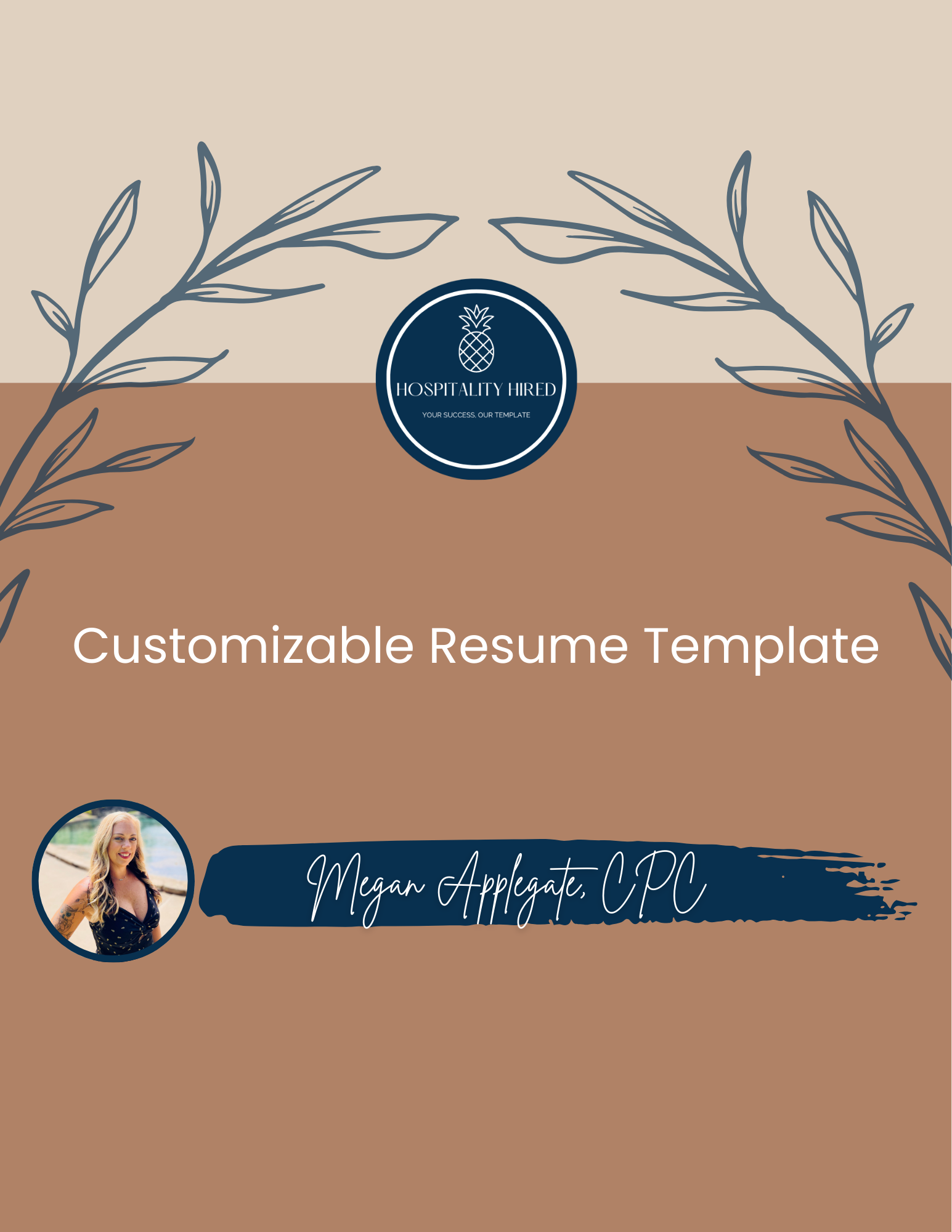 Professional Canva Resume Template - Designed By a Recruiter