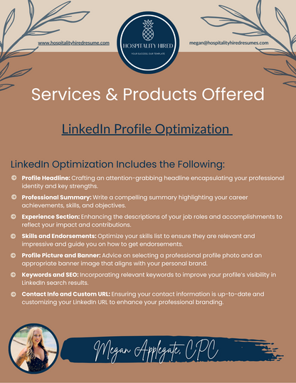 LinkedIn Profile Optimization - Resume Writing Services